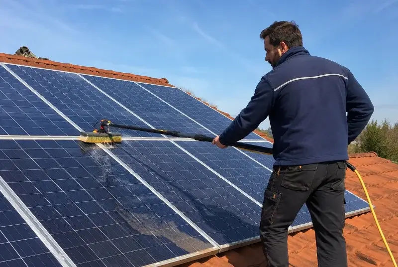 Nettoyage et entretien de panneaux solaires à Teulat